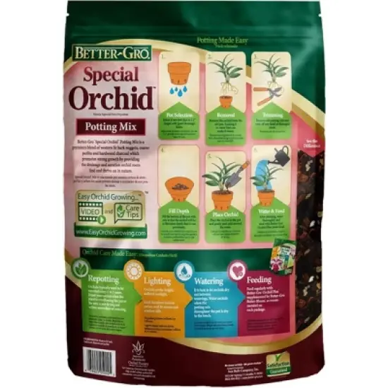 Better-Gro Special Orchid Flower Potting Mix, 8qt image {1}