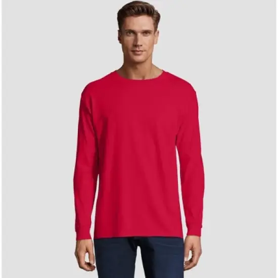 Hanes Men's Long Sleeve Beefy T-Shirt image {6}
