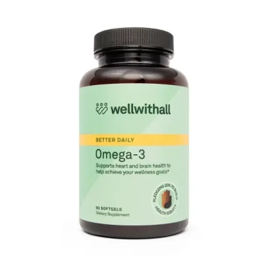 WellWithAll Omega-3 Softgels - 60ct image {8}