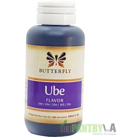 Butterfly Ube Purple Yam Flavoring Extract 2 Oz. (60 ml) image {1}