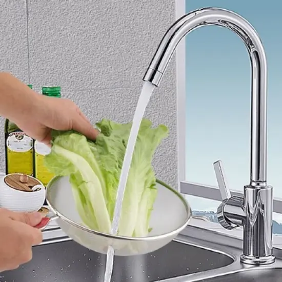 Unique Bargains Stainless Steel Mesh Strainer Long Handle Strainer for Kitchen 7.9" Dia Red 1 Pc image {3}