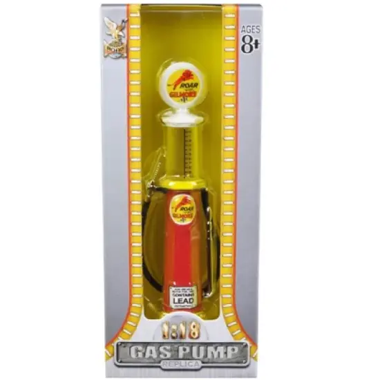Roar Gilmore Gasoline Vintage Gas Pump Cylinder 1/18 Diecast Replica by Road Signature image {2}