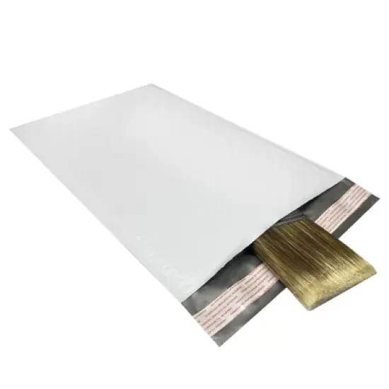 UOFFICE Pack of 25 Poly Bubble Mailer Bags 9.5"x14.5" #4 White Self-Sealing Envelopes image {8}