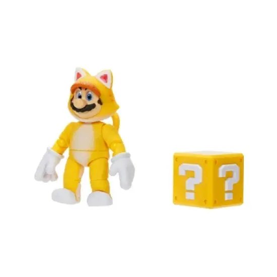 Nintendo The Super Mario Bros. Movie Cat Mario Action Figure image {5}