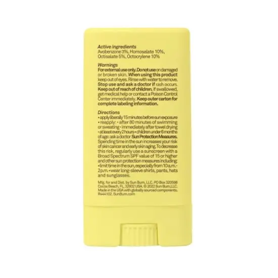 Sun Bum Kids' Clear Sunscreen Face Stick - SPF 50 - 0.53oz image {4}