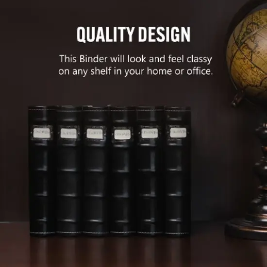 Bellagio-Italia CD/DVD Storage Binder - Burgundy, Black, & Brown - Leather - 144-Disc Capacity - 3 Pack image {2}