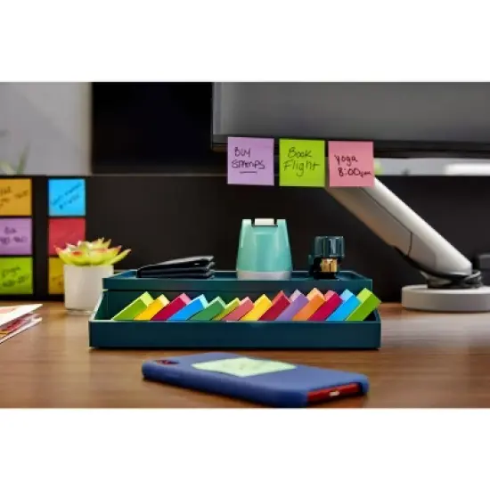 Post-it&reg; Super Sticky Notes, 1 7/8 in. x 1 7/8 in., Energy Boost Collection, 6 Pads/Pack, 45 Sheets/Pad: Multicolor, Uncoated Paper image {14}
