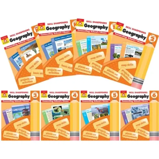 Evan-Moor Skill Sharpeners: Geography, Grade 6 image {1}