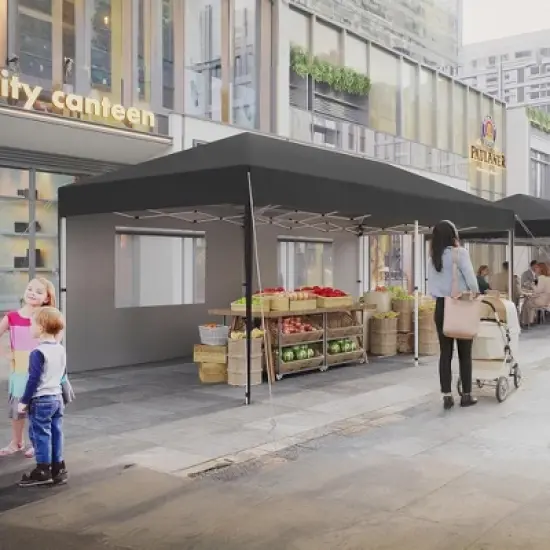 10'x20' Commercial Pop-Up Canopy Tent, Instant Setup Shelter, Portable Outdoor Tent image {4}