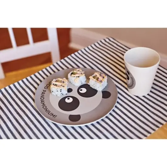 7.8" 4pk Bamboo Fiber Animal Plates - Red Rover image {4}