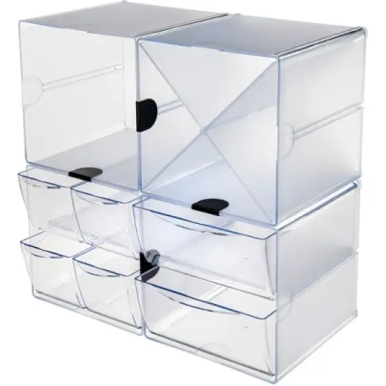 Deflecto Stackable Cube Organizer image {8}