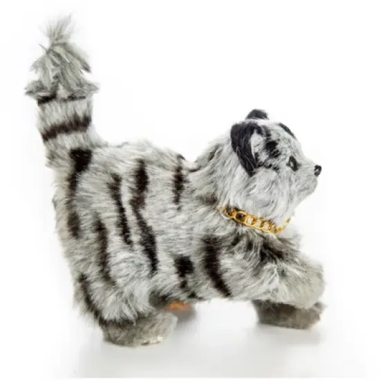 The Queen's Treasures 18 Inch Doll Pet Realistic Grey Striped Kitty Cat image {5}