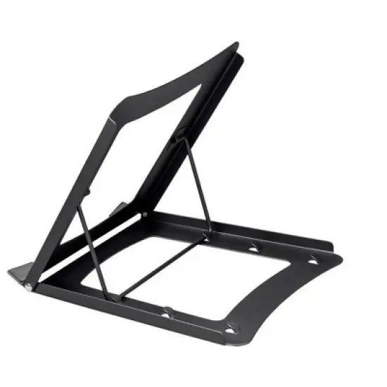 Monoprice Adjustable Folding Laptop Stand - Steel Ideal For Work, Home, Office Laptops - Workstream Collection image {4}