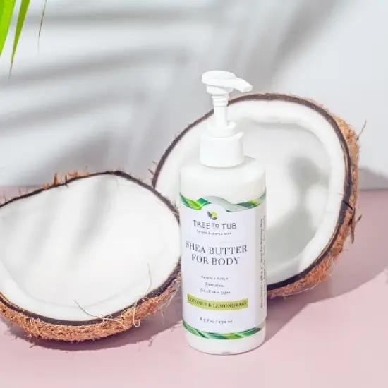 Tree To Tub Soothing Coconut, Cocoa & Shea Butter Lotion for Body image {4}
