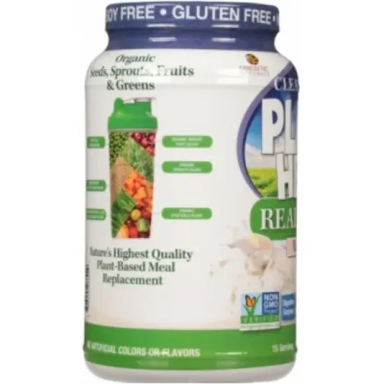 Genceutic Naturals Real Meal Vanilla Protein Powder Vegan - 2.3 lb image {2}