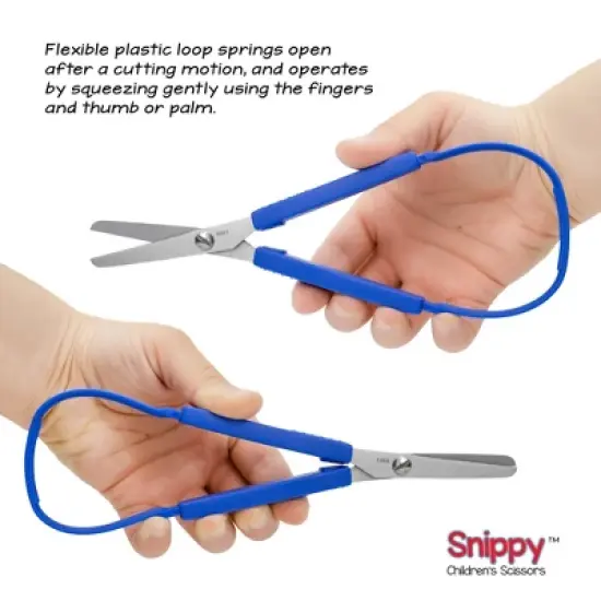 Armada Snippy&reg; Easy Spring Loop Scissors, Blunt Tip, Pack of 6 image {4}
