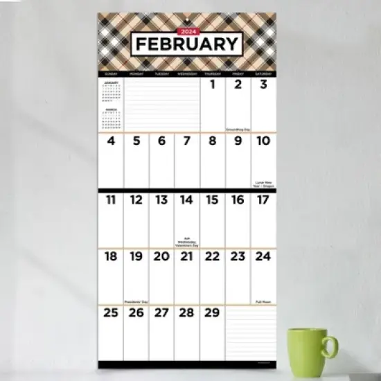TF Publishing 2024 Wall Calendar 12"x12" Large Print image {2}