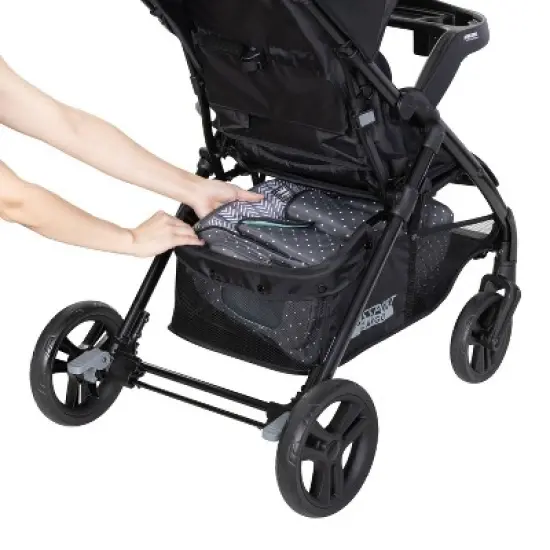 Baby Trend Passport Cargo Travel System with Lightweight EZ Lift 35 Plus Infant Car Seat - Black Bamboo image {14}