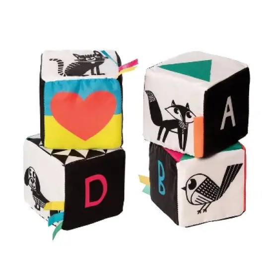 Manhattan Toy Wimmer-Ferguson Mind Cubes Soft Baby Activity Toy image {7}