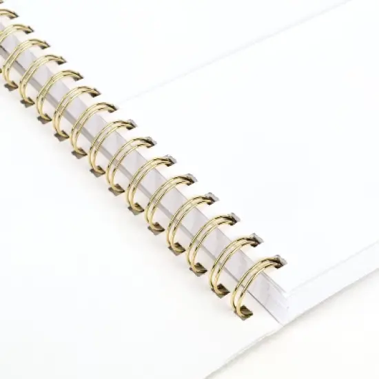 Sugar Paper Essentials Large Spiral Notebook Green Gloss Dot image {2}