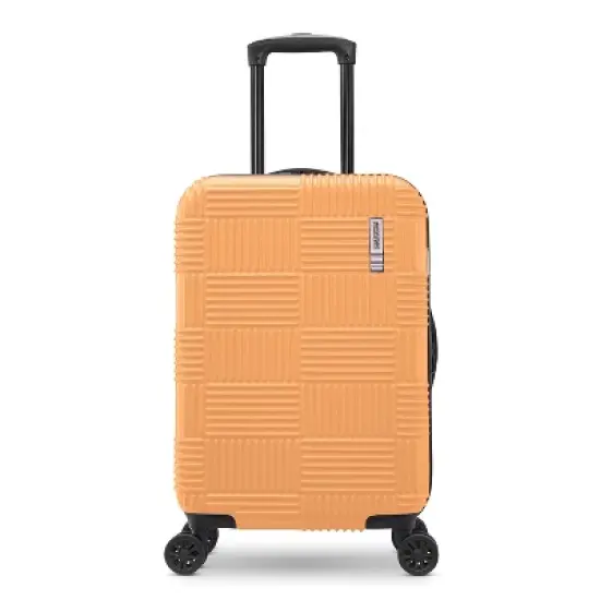 American Tourister NXT Checkered Hardside Carry On Spinner Suitcase image {18}
