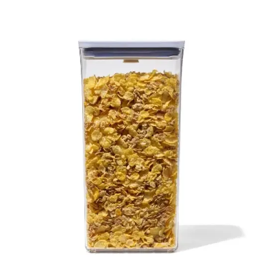 OXO POP 3.7qt Plastic Rectangle Airtight Food Storage Container Clear image {1}