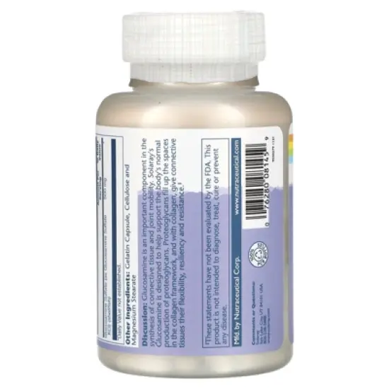 Solaray Glucosamine Sulfate, 500 mg, 120 Capsules image {2}
