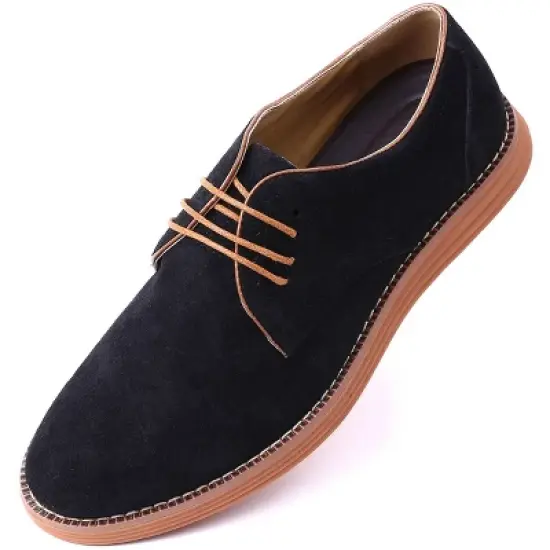 Mio Marino - Men's Elegant Suede Oxford Shoes image {7}