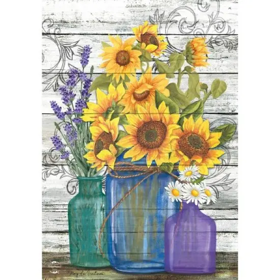 Briarwood Lane Garden Flag 18x12.5 For Outdoor Rustic Sunflowers Summer Garden Flag Flag For Summer Garden Flag Flags For Outside image {4}