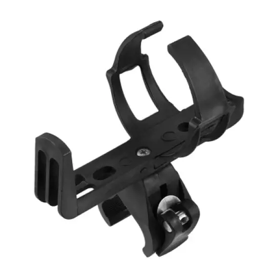 Unique Bargains Plastic Lightweight Bicycle Drink Water Bottle Holder Black 2 Pcs image {4}