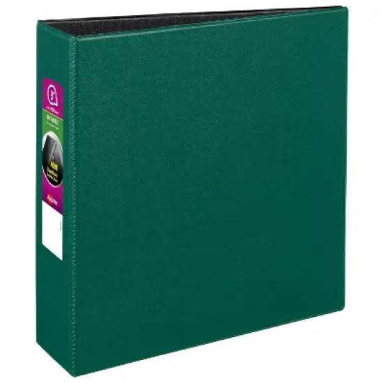Avery Durable 3 Ring Binder, 3" Slant Rings, 1 Green Binder (27653) image {8}