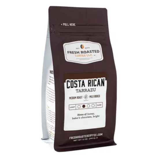 Fresh Roasted Coffee, Costa Rican Tarrazu Coffee, Whole Bean image {5}