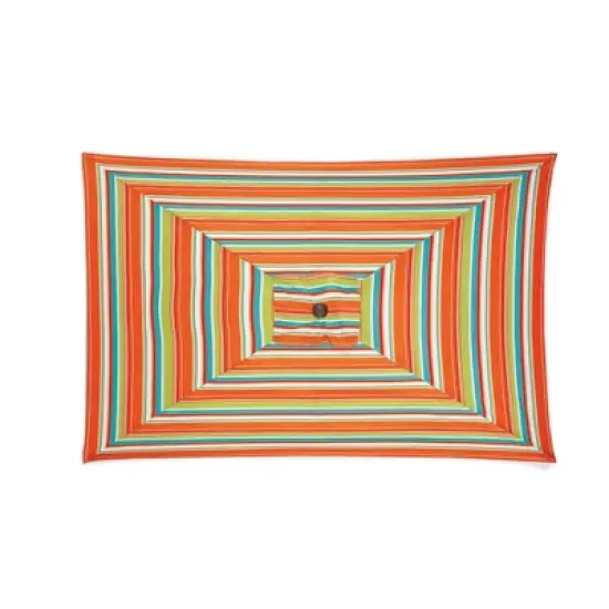 BrylaneHome 61/2' X 10' Oversized Rectangular Umbrella image {1}