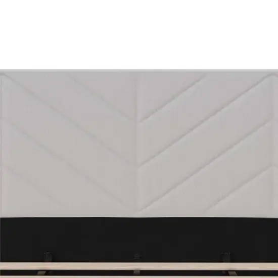 Venus Tufted Upholstered Bed Gray Linen - Room & Joy  image {13}