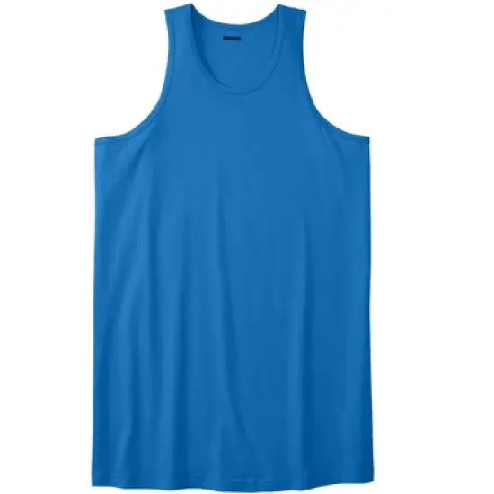 KingSize Men's Big & Tall Shrink-Less&trade; Lightweight Longer-Length Tank image {10}