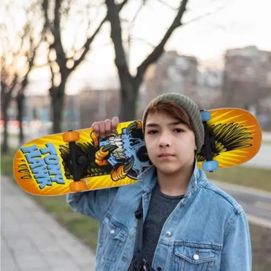 Tony Hawk 31" Skateboard - Signature Series Skateboard with Pro Trucks, Full Grip Tape, 9-Ply Maple Deck, Ideal for All Experience Levels image {6}