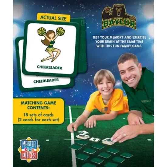 MasterPieces Officially Licensed NCAA Baylor Bears Matching Game for Kids and Families image {3}