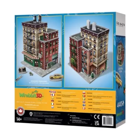 Friends Central Perk 3D Puzzle 440pc: Wrebbit Foam Pop Culture 440 Pieces image {2}