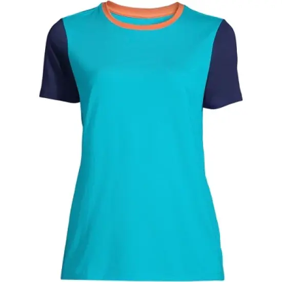 Lands' End Women's Tall Relaxed Supima Cotton Short Sleeve Crewneck T-Shirt image {19}