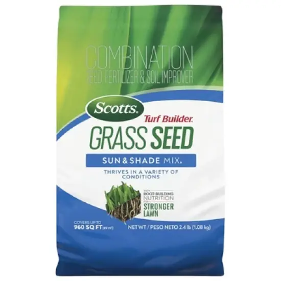 Scotts Turf Builder 2.4lbs Grass Seed Sun and Shade Mix image {1}