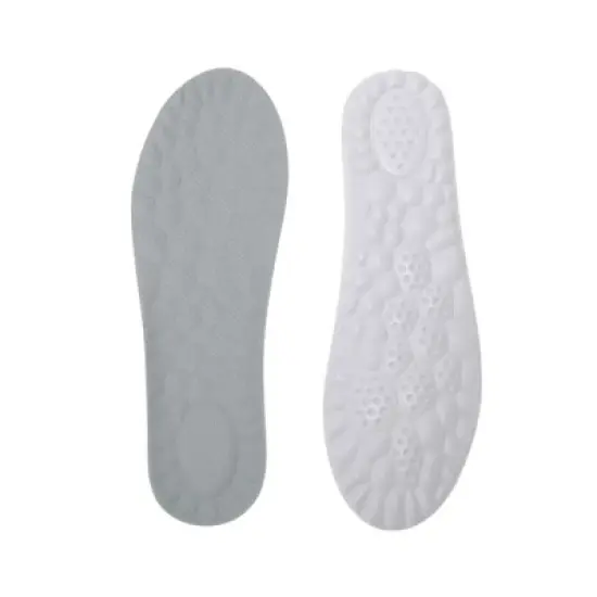 Unique Bargains 6D Height Increase Shoe Inserts Fit Shoe White Gray 1 Pair image {2}