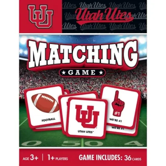 MasterPieces Officially Licensed NCAA Utah Utes Matching Game for Kids and Families image {5}