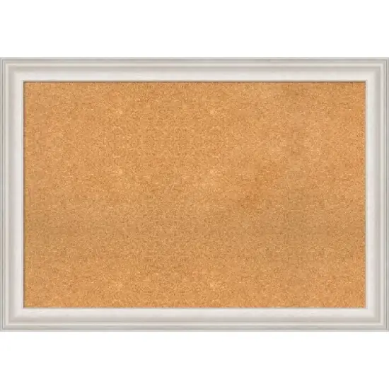 Amanti Art Trio White Wash Framed Corkboard, Natural Cork image {8}