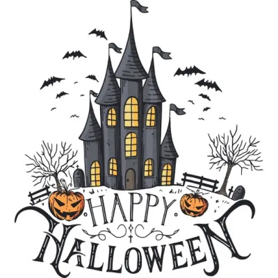 Men's Design By Humans Happy Halloween By darkstroke Tank Top image {1}