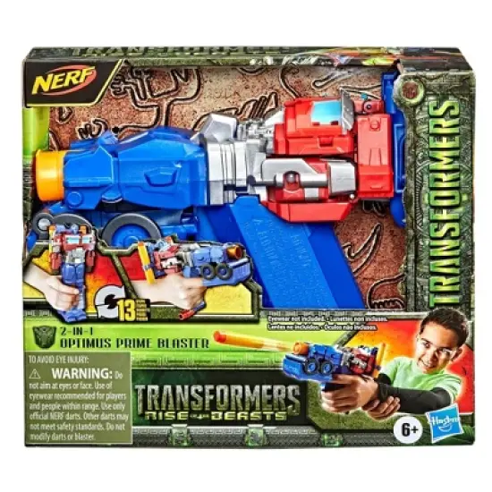 NERF Transformers: Rise of the Beasts 2-in-1 Optimus Prime Blaster image {1}
