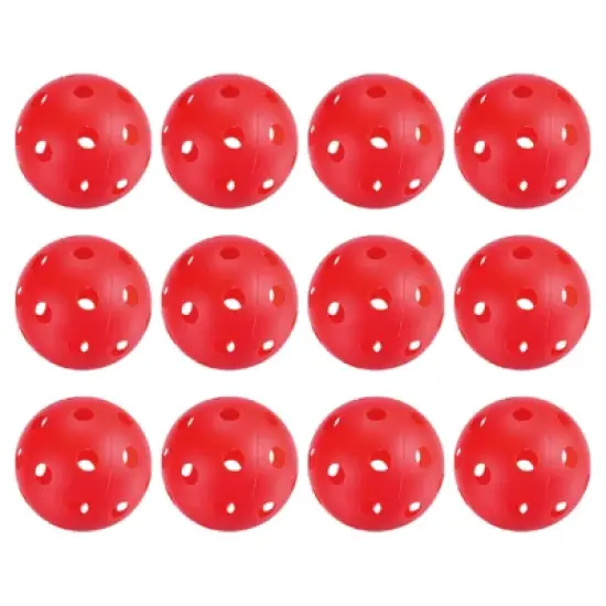 Unique Bargains Durable Precision Technology Good Balance Application Pickleball Balls 12 Pcs image {8}
