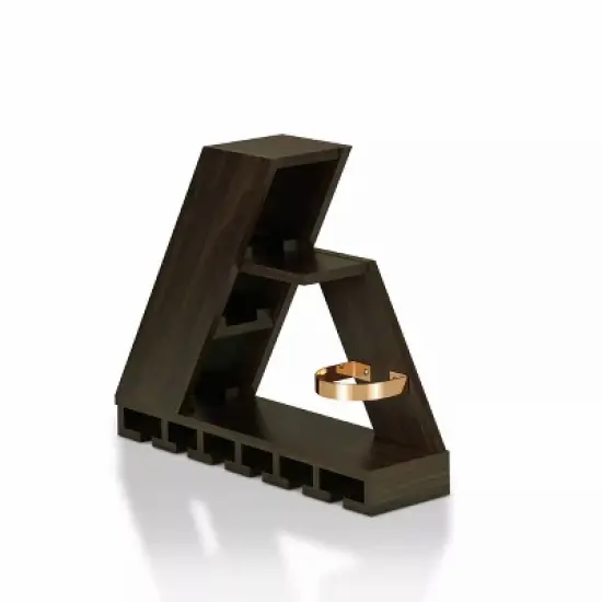 Quinne Compact Wine Rack Wenge - miBasics image {3}