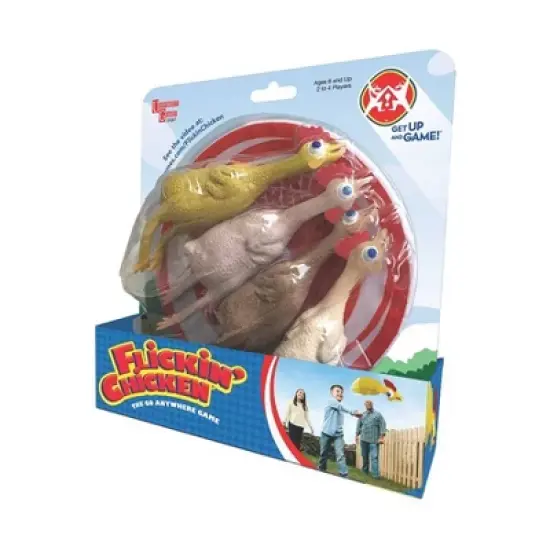 University Games Flickin Chicken Toss Game set image {4}