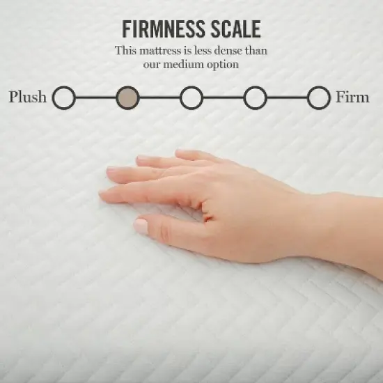 Martha Stewart SleepComplete 12 Inch Medium Plush Dual-Action Cooling Gel Memory Foam Mattress with Soft Breathable CoolWeave Jacquard Quilted Top image {12}