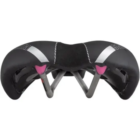 Selle Italia Diva Gel Superflow Saddle - Black Rail Material: Titanium Width: 135 image {3}